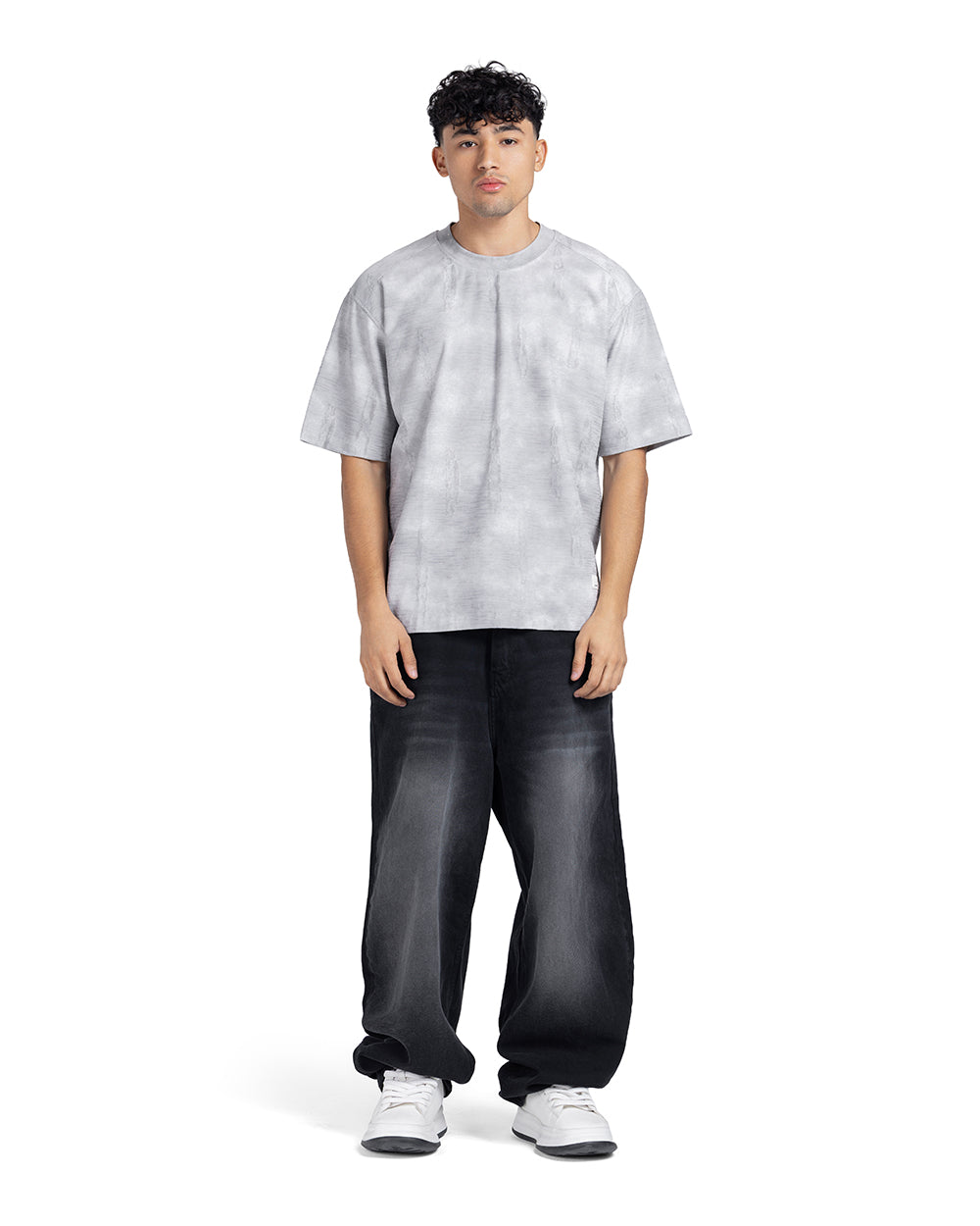 Hem Patch Mineral Wash Oversized Tee