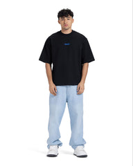 Oversized Heavyweight Black Tee - Hardcore