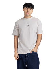 Essential Small Text Printed Oversized Tee