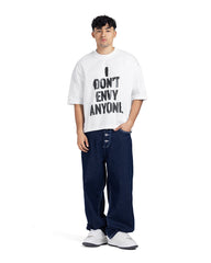 "I Don't Envy Anyone" Graphic Oversized Tee