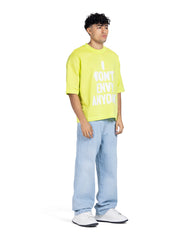"I Don't Envy Anyone" Graphic Oversized Tee