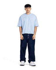 "77" Minimal Chest Graphic Oversized Tee
