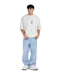 Minimal Graphic "3" Boxy Fit Tee