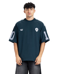 Number 10 Crest Football-Style T-Shirt