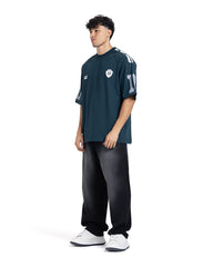 Number 10 Crest Football-Style T-Shirt