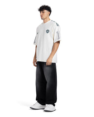 Number 10 Crest Football-Style T-Shirt