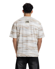 Distressed Marble Oversized Tee