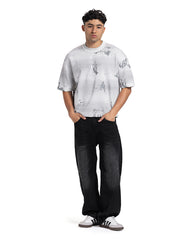 Urban Paint Distressed Oversized Tee