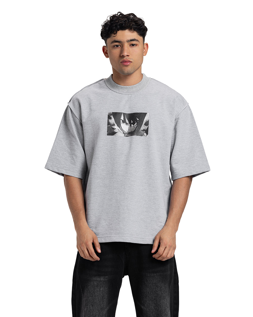 Anime Graphic Oversized Tee