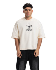 Take It Easy Minimal Oversized Tee