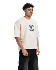 Take It Easy Minimal Oversized Tee