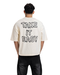 Take It Easy Minimal Oversized Tee