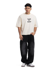 Take It Easy Minimal Oversized Tee