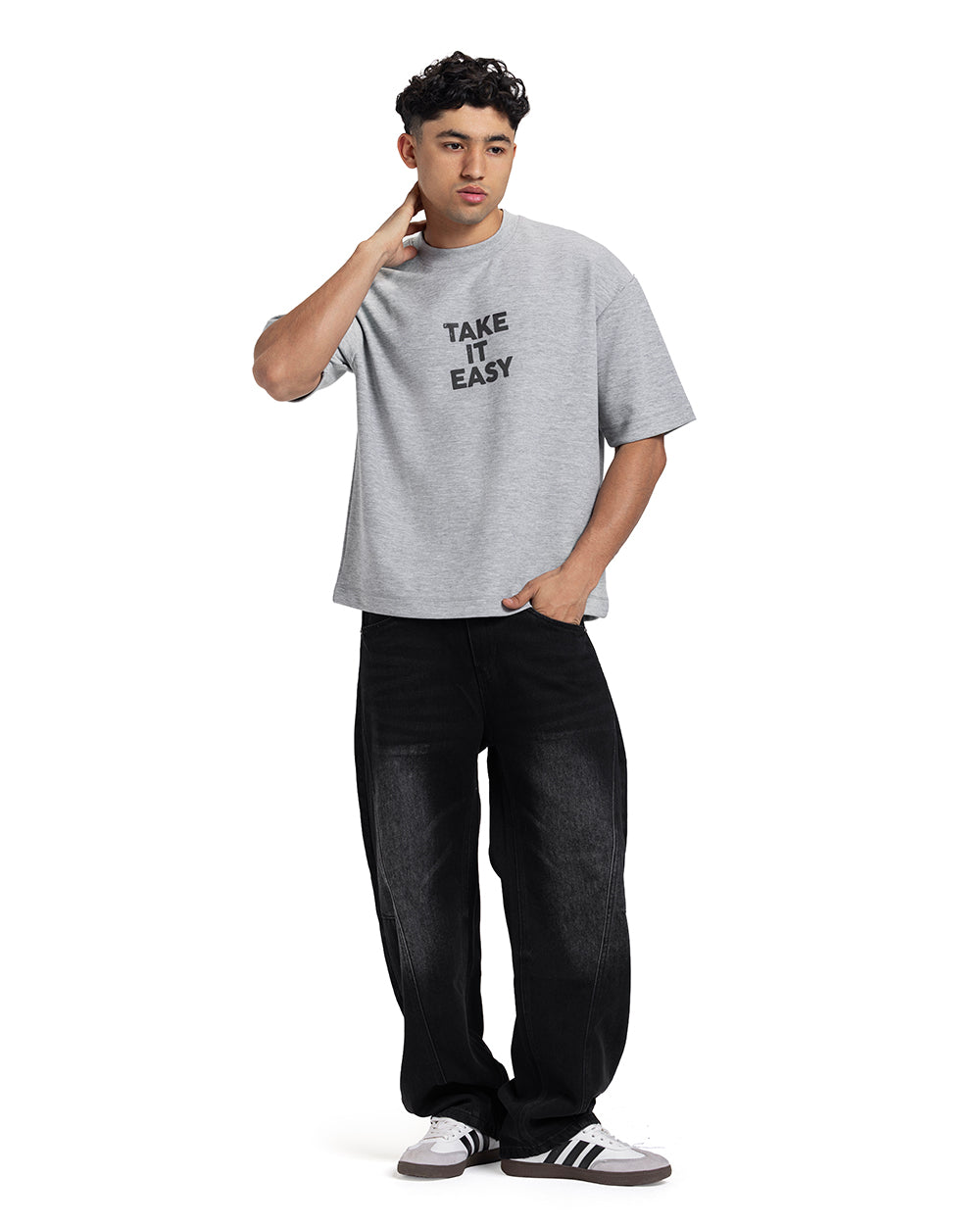 Take It Easy Minimal Oversized Tee