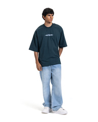 Blur Logo Oversized Tee
