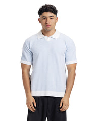 Textured Knit Polo