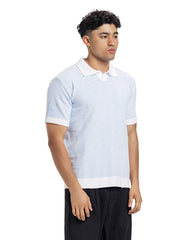 Textured Knit Polo