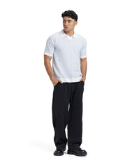 Textured Knit Polo