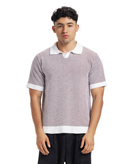 Textured Knit Polo