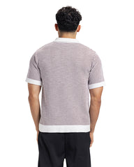 Textured Knit Polo