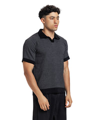 Textured Knit Polo
