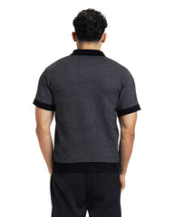 Textured Knit Polo