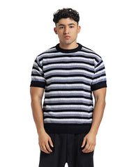 Retro Stripe Knit Tee