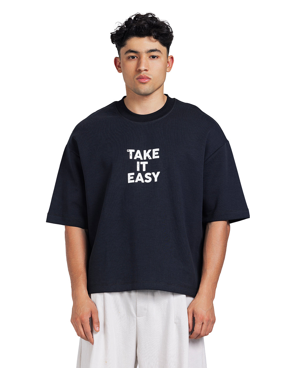 Take It Easy Minimal Oversized Tee