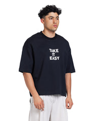 Take It Easy Minimal Oversized Tee