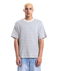 Textured Stripe Knit Tee