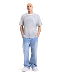 Textured Stripe Knit Tee