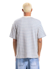 Textured Stripe Knit Tee