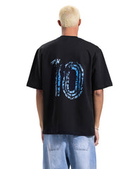 Distressed Number Graphic Tee