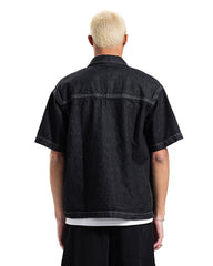 Contrast Stitch Denim Shirt