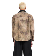 Contrast Collar Overshirt