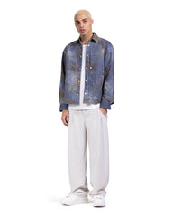 Contrast Collar Overshirt