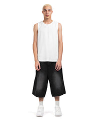 Relaxed Denim Jorts