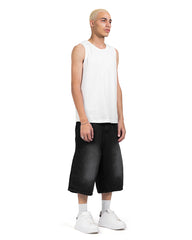 Relaxed Denim Jorts