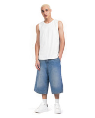 Relaxed Denim Jorts