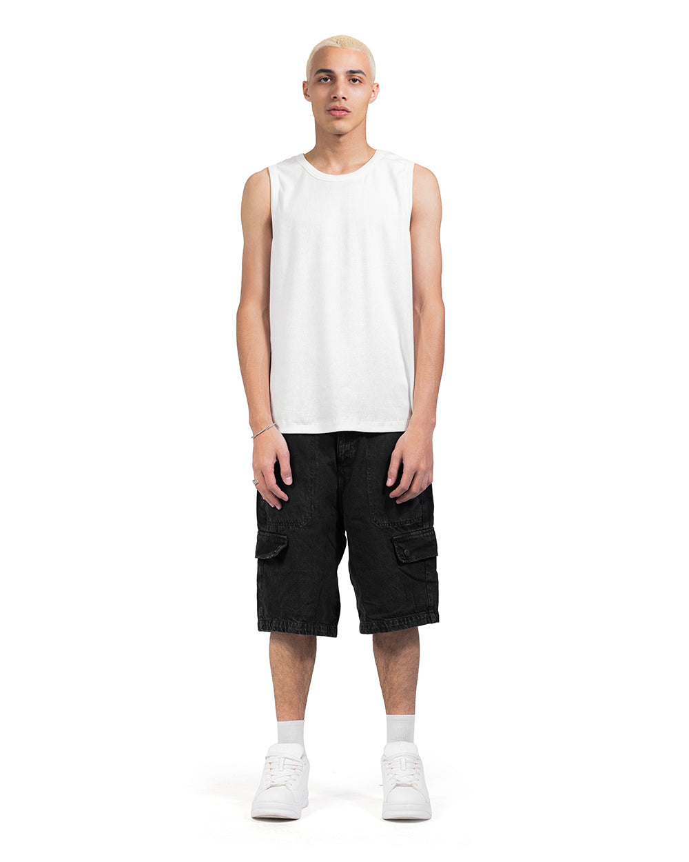 Utility Denim Cargo Jorts