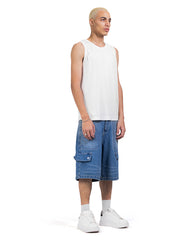 Utility Denim Cargo Jorts