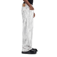 Crack Washed Jeans