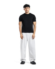 Linen Blend Tapered Trousers