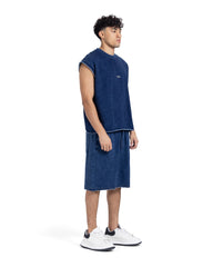 Sleeveless Denim Co-Ord Set