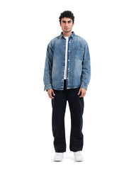 Vintage Wash Denim Overshirt