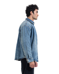 Vintage Wash Denim Overshirt