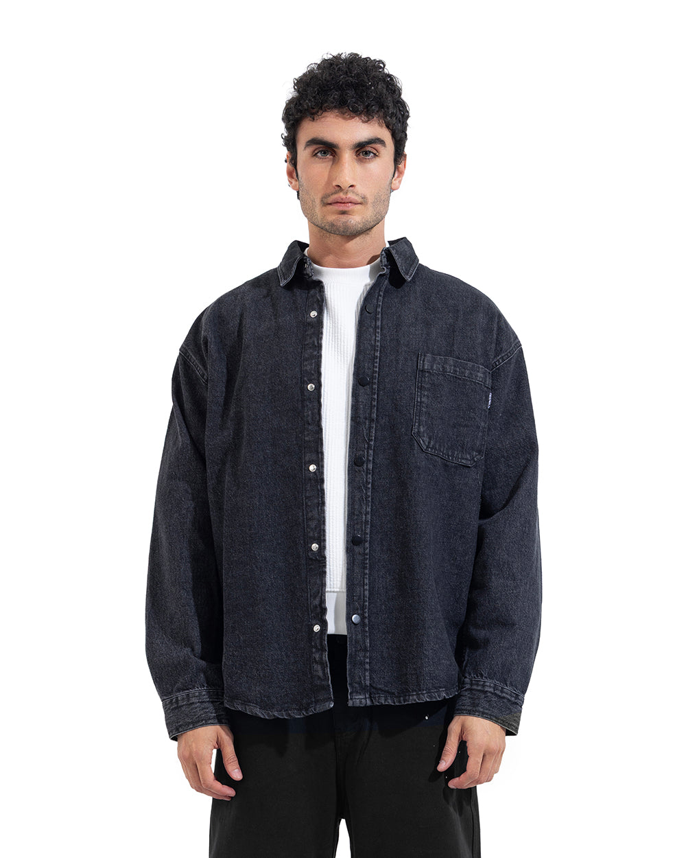 Vintage Wash Denim Overshirt