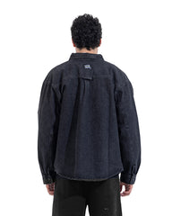 Vintage Wash Denim Overshirt