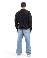 Midnight Zip Collar Knit