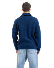 Noir Full Zip Knit Cardigan